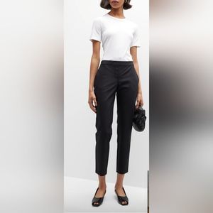 Theory Thaniel Navy Twill Stretch Crop Pants Sz. 4 EUC